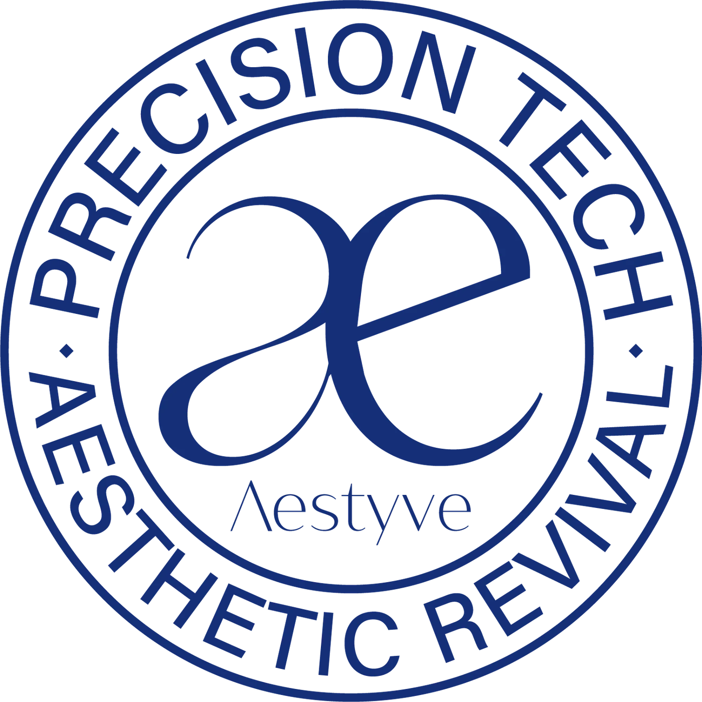 Aestyve Precision Tech Aesthetic Revival emblem